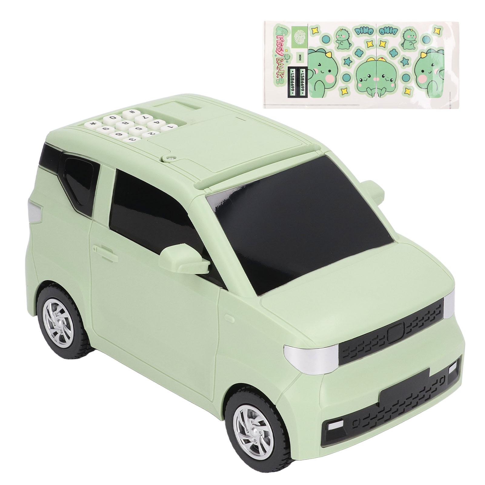 Electronic Car Money Bank Simulation Model Car Automatic Rolling Fingerprint Unlock Mini Coin Bank зелений
Electronic Car Money Bank Simulation Model Car Automatic Rolling Fingerprint Unlock Mini Coin Bank зелений