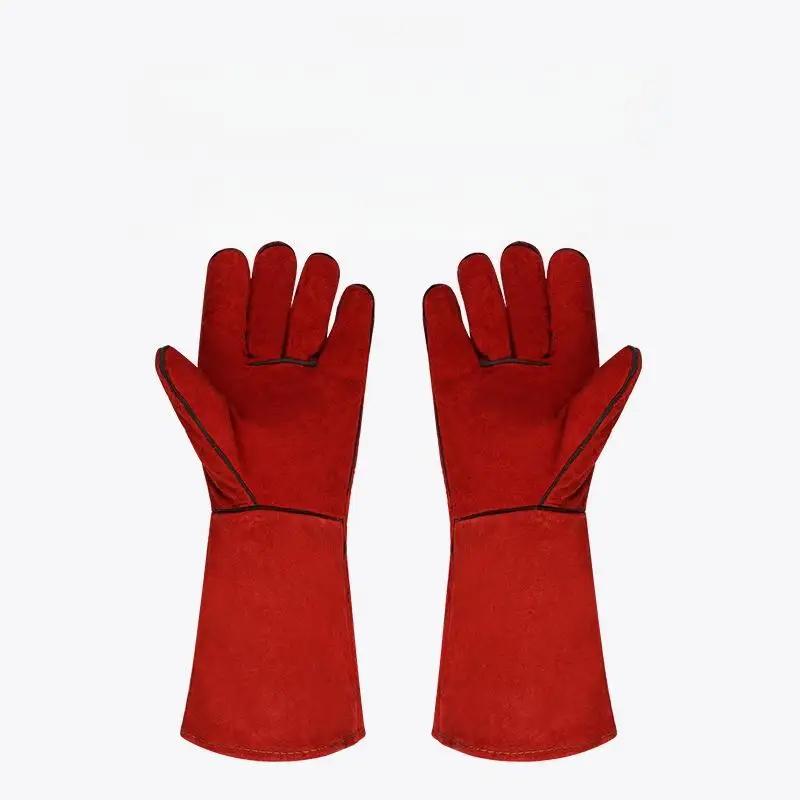 1 Pair 40cm Safety Work Labor Glove Welding Gloves Heat Cut Resistant Insulated Custom Design Welding Leather Gloves
1 Pair 40cm Safety Work Labor Glove Welding Gloves Heat Cut Resistant Insulated Custom Design Welding Leather Gloves