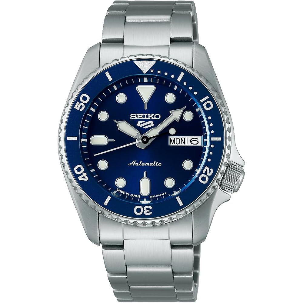 Seiko 5 Sports SBSA299 Men s Unisex Mechanical Automatic Watch Navy Dial Stainless Steel Mid-Size with Date Day Calendar
Seiko 5 Sports SBSA299 Men s Unisex Mechanical Automatic Watch Navy Dial Stainless Steel Mid-Size with Date Day Calendar