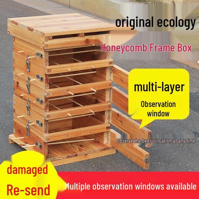 Beehive Grid 5-Layer Cedar Wax Beehive Set: Traditional Beekeeping for Honeycomb Attraction
Beehive Grid 5-Layer Cedar Wax Beehive Set: Traditional Beekeeping for Honeycomb Attraction