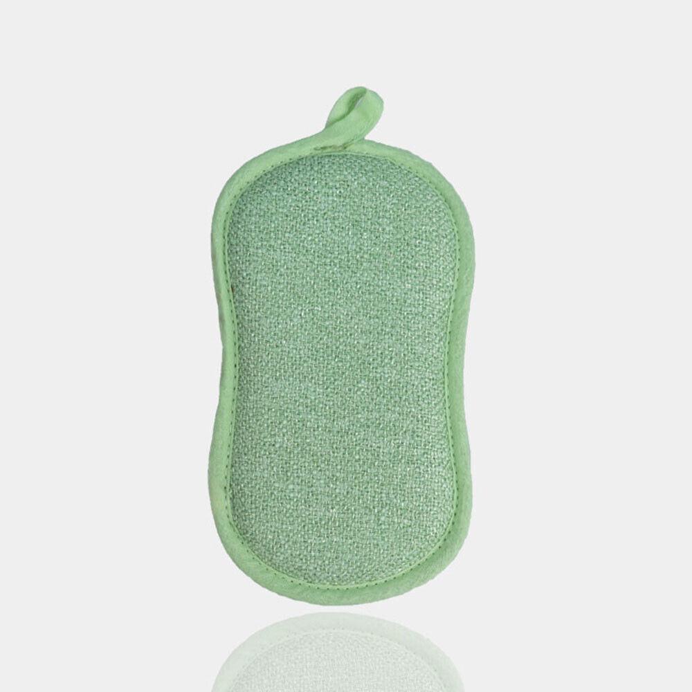 1PC Багаторазова двостороння губка для миття посуду Scour Kitchen Cleaning Tools зелений
1PC Багаторазова двостороння губка для миття посуду Scour Kitchen Cleaning Tools зелений
