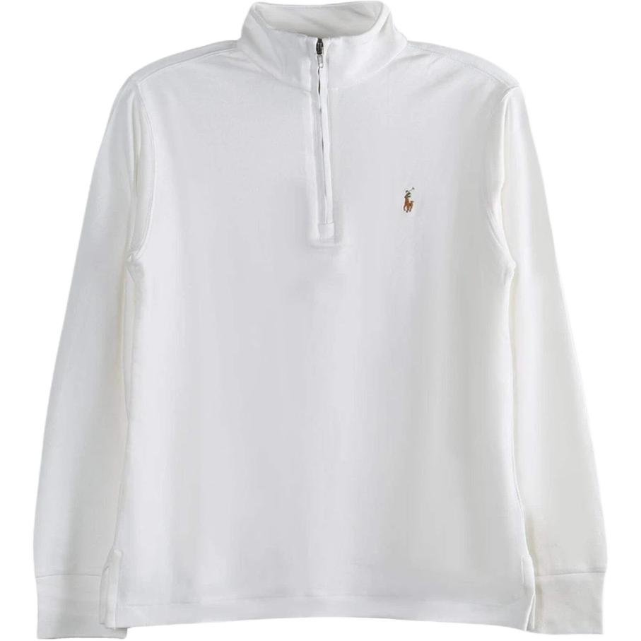 Polo Ralph Lauren Однотонный пуловер с длинным рукавом из хлопкового интерлока на молнии до половины Детские топы Белый 323952436-005 L
Polo Ralph Lauren Однотонный пуловер с длинным рукавом из хлопкового интерлока на молнии до половины Детские топы Белый 323952436-005 L