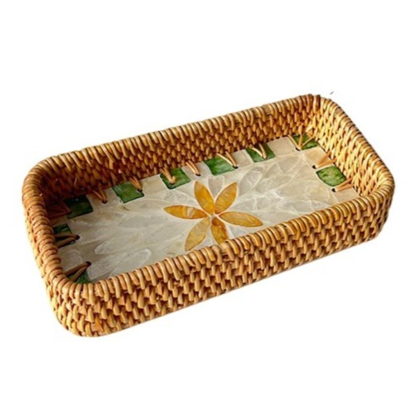 Rattan Shell Storage Tray Decorative Fruit Trays Aesthetic Luxury Fruits Tray Modern Living Room Serving Trays Table Decoration Small-22X12X4CM
Rattan Shell Storage Tray Decorative Fruit Trays Aesthetic Luxury Fruits Tray Modern Living Room Serving Trays Table Decoration Small-22X12X4CM