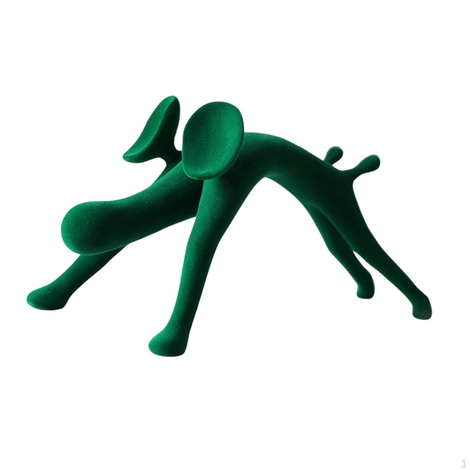 Dog Statue Animal Figurine Decorative Collection Modern Abstract Sculpture Resin Ornament for TV зелений
Dog Statue Animal Figurine Decorative Collection Modern Abstract Sculpture Resin Ornament for TV зелений