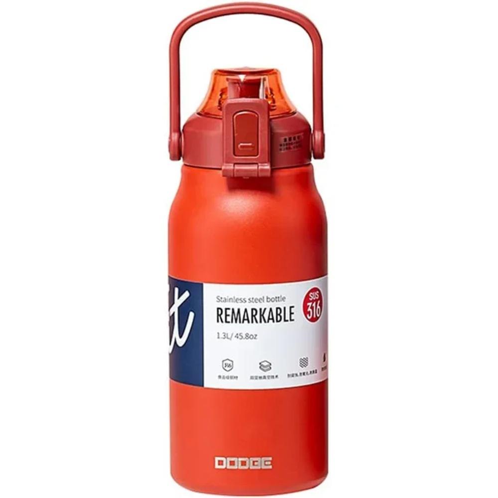 DODGE Large Capacity Stainless Steel Thermos Water Bottle Tumbler Outdoor Sport Vacuum Flask Thermal Mug Travel Insulated Cup 1300ml червоний
DODGE Large Capacity Stainless Steel Thermos Water Bottle Tumbler Outdoor Sport Vacuum Flask Thermal Mug Travel Insulated Cup 1300ml червоний