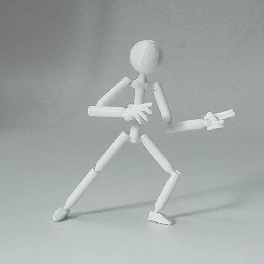 3D Printing 3D Printed Mannequin Movable Stickman Assembled Robot Collection Toy білий
3D Printing 3D Printed Mannequin Movable Stickman Assembled Robot Collection Toy білий