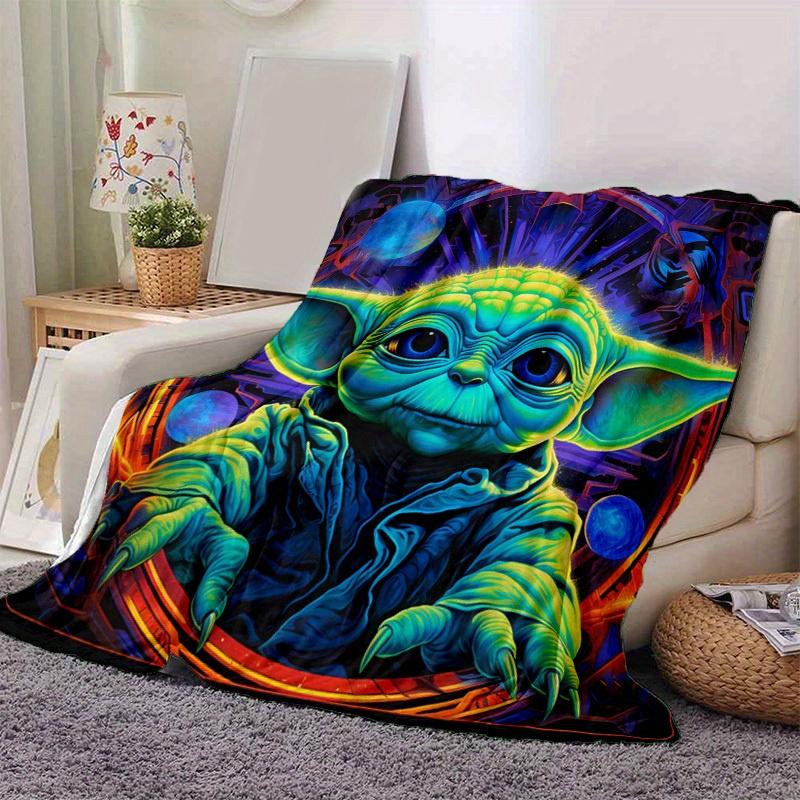 1pc. Colorful Star Wars Yoda Blanket - Perfect for Home, Office, Outdoor Use, Gift Idea, Suitable for All Seasonsz0417276 130cmx150cm
1pc. Colorful Star Wars Yoda Blanket - Perfect for Home, Office, Outdoor Use, Gift Idea, Suitable for All Seasonsz0417276 130cmx150cm