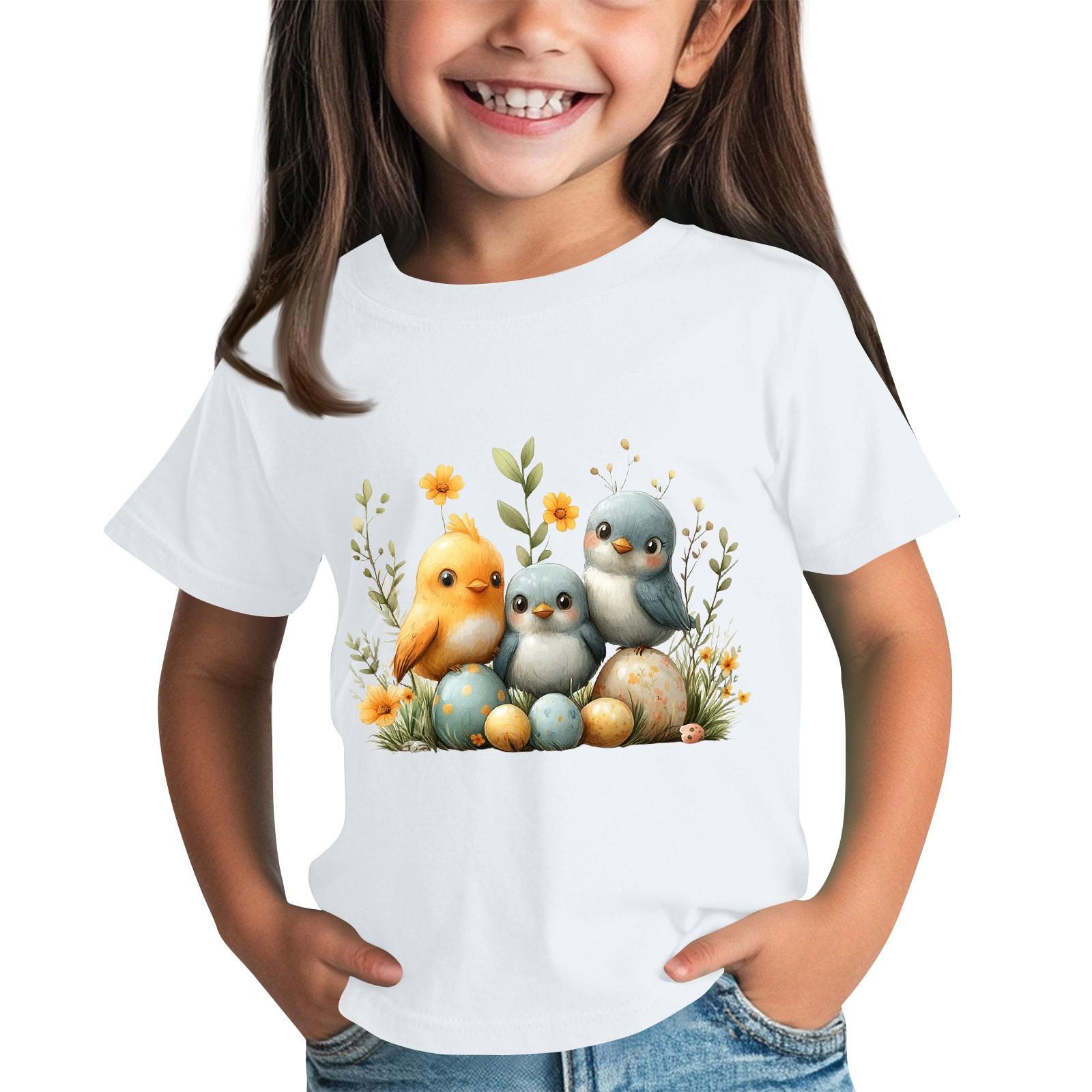 Children s Short Sleeve Neck T-Shirt Animal Print Daily Casual Top 120 белый
Children s Short Sleeve Neck T-Shirt Animal Print Daily Casual Top 120 белый