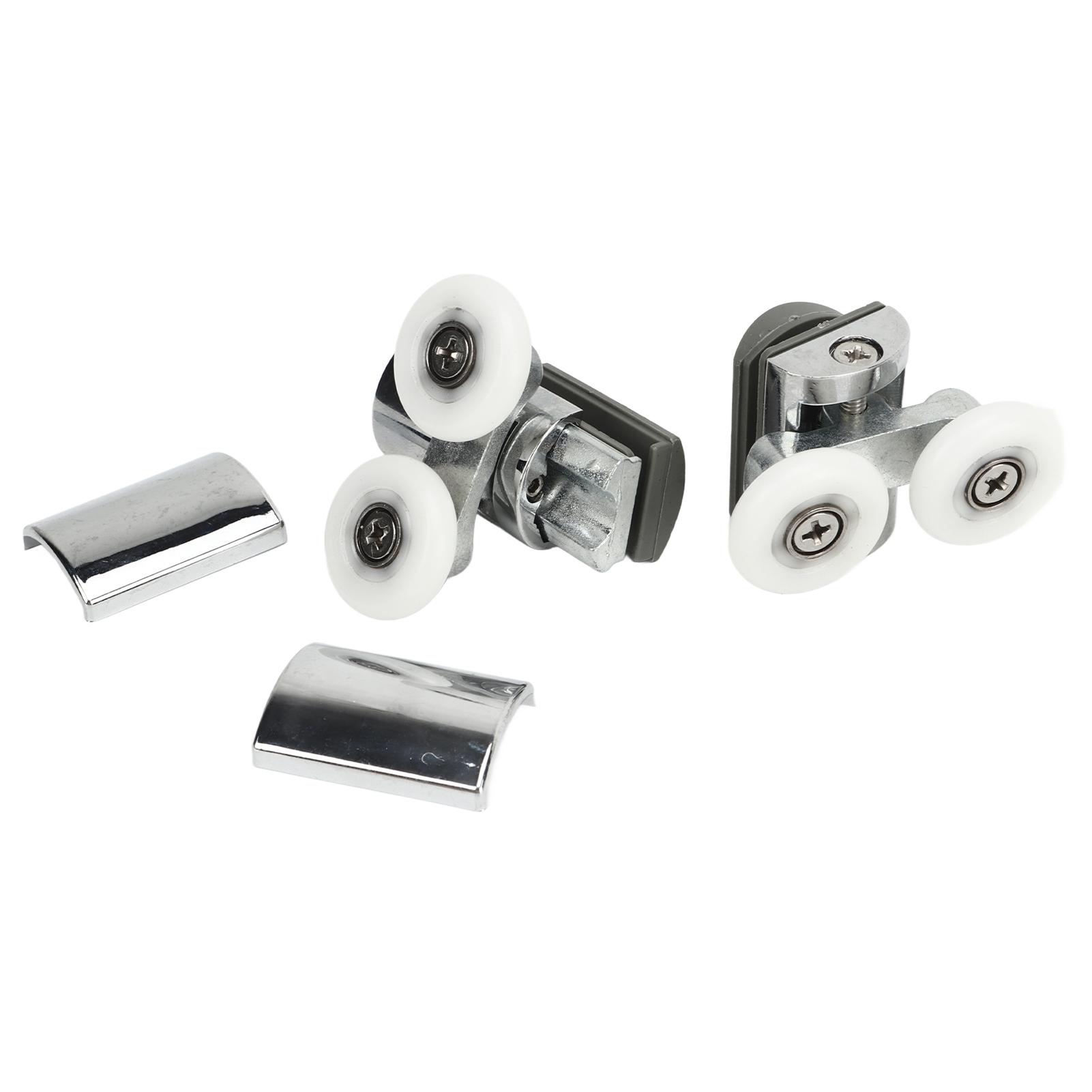 23 мм ролик для раздвижной двери, шкафа для ванной комнаты, стеклянной двери, подвесного поворотного колеса, комплект верхних нижних роликов