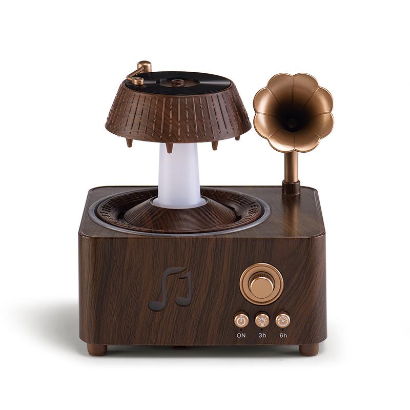 Retro Disc Bluetooth Aroma Diffuser: Rotating Water Drop Design, Large Mist Output, Wood Grain Finish, Household Desktop Humidifier Non-standard China
Retro Disc Bluetooth Aroma Diffuser: Rotating Water Drop Design, Large Mist Output, Wood Grain Finish, Household Desktop Humidifier Non-standard China