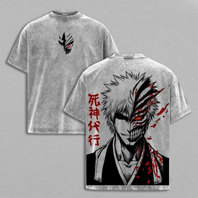 Hot Anime Bleach Kurosaki Ichigo Clothing Men Women Aesthetic Tshirts Washed Cotton Tee Retro Oversized T-shirt Harajuku T Shirt S серый
Hot Anime Bleach Kurosaki Ichigo Clothing Men Women Aesthetic Tshirts Washed Cotton Tee Retro Oversized T-shirt Harajuku T Shirt S серый