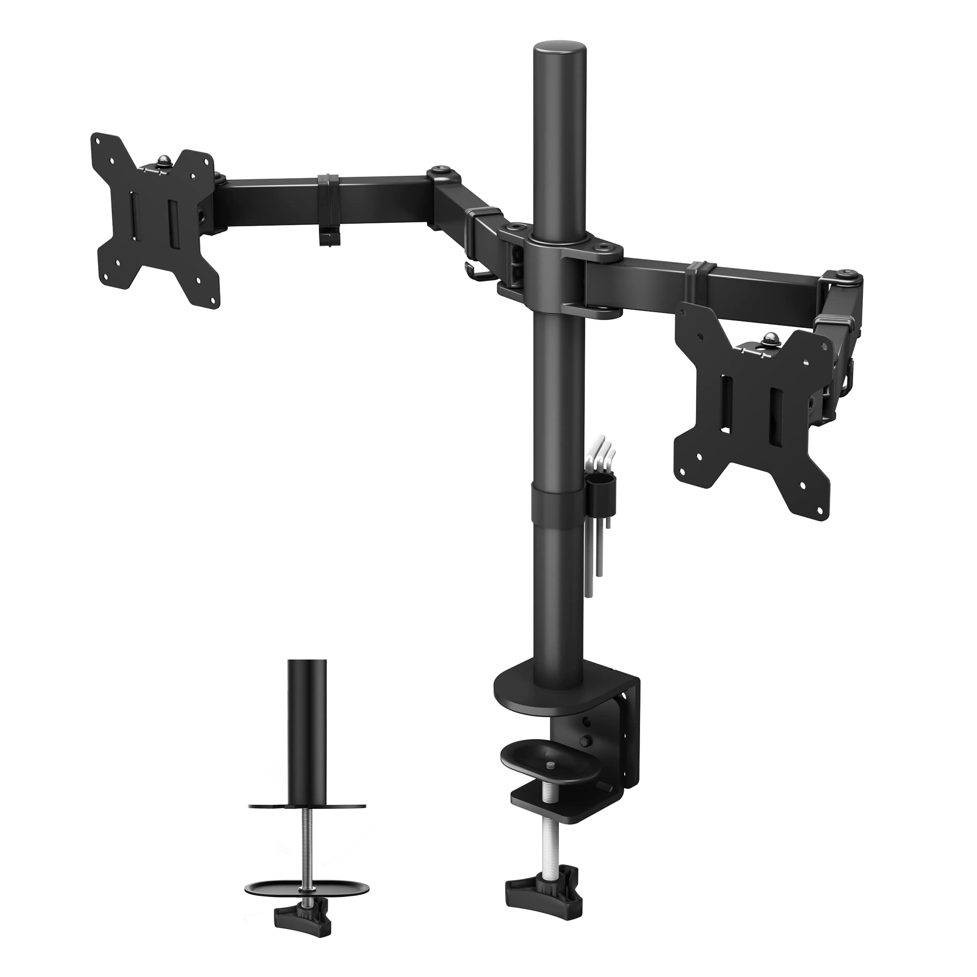1homefurnit Monitor Arm Dual Monitor Arm 2 Screens Compatible with inches LCD Display Arm 75x75mm or 100x100mm Full Motion Adjustment Monitor Arm 2 чорний
1homefurnit Monitor Arm Dual Monitor Arm 2 Screens Compatible with inches LCD Display Arm 75x75mm or 100x100mm Full Motion Adjustment Monitor Arm 2 чорний