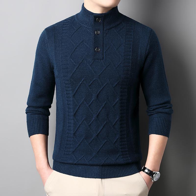 Men s Fashionable Thick Knit Half-High Collar Sweater - Loose, Casual, Button-Up Base Layer for Middle-Aged Men XXXXL
Men s Fashionable Thick Knit Half-High Collar Sweater - Loose, Casual, Button-Up Base Layer for Middle-Aged Men XXXXL
