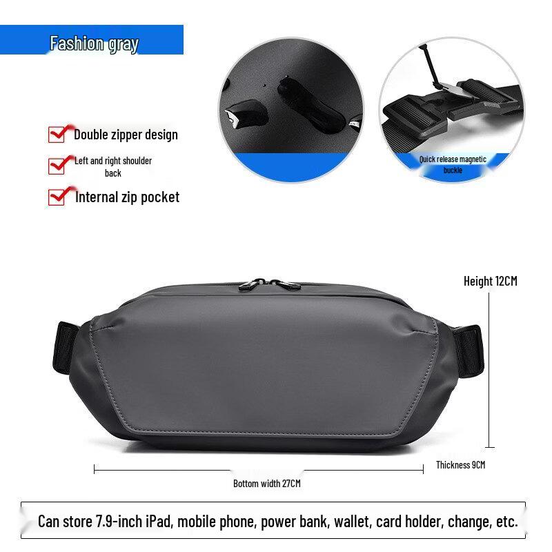 Men s Casual Outdoor Crossbody Chest Bag
Men s Casual Outdoor Crossbody Chest Bag