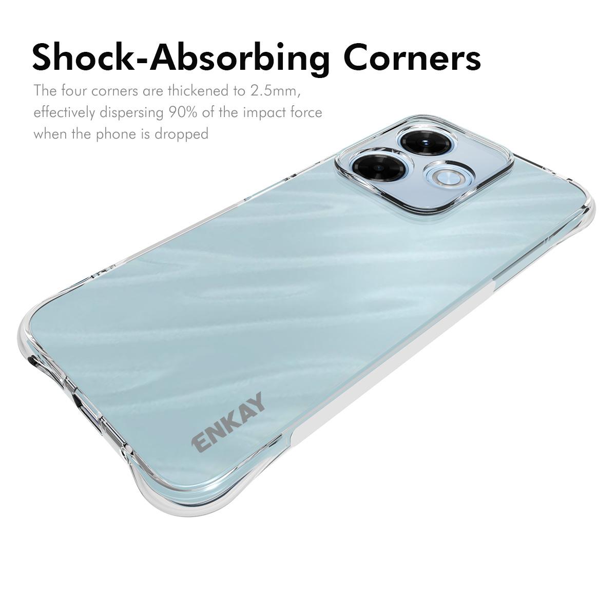 For Xiaomi Redmi 13x 4G Clear Phone Case ENKAY HAT PRINCE Shockproof Anti-slip TPU Cover Transparent
For Xiaomi Redmi 13x 4G Clear Phone Case ENKAY HAT PRINCE Shockproof Anti-slip TPU Cover Transparent