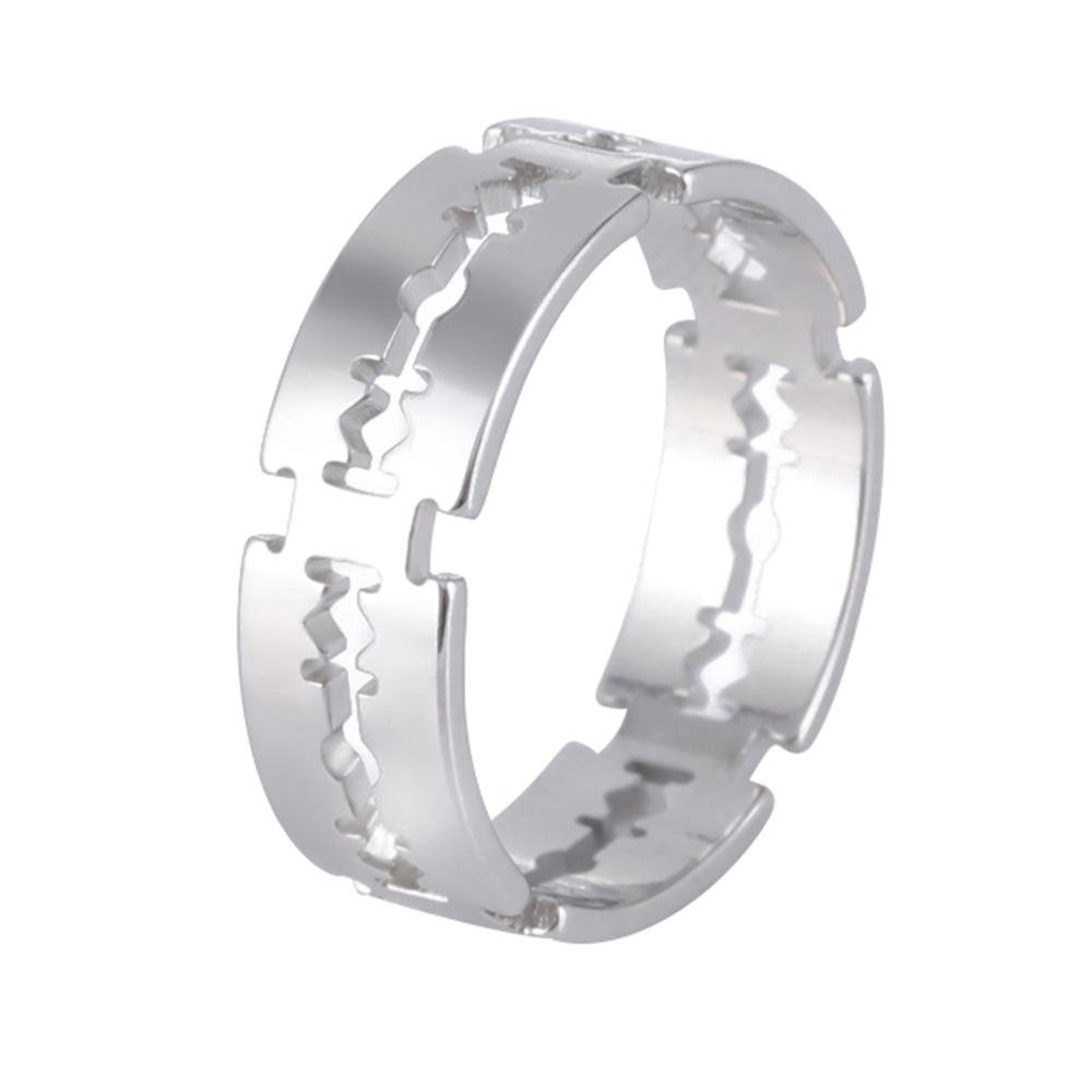 My Shape Punk Razor Blade Ring for Men Women Silver Color Stainless Steel Finger Rings Fashion Hippop Party Jewelry Men s Ring 7
My Shape Punk Razor Blade Ring for Men Women Silver Color Stainless Steel Finger Rings Fashion Hippop Party Jewelry Men s Ring 7