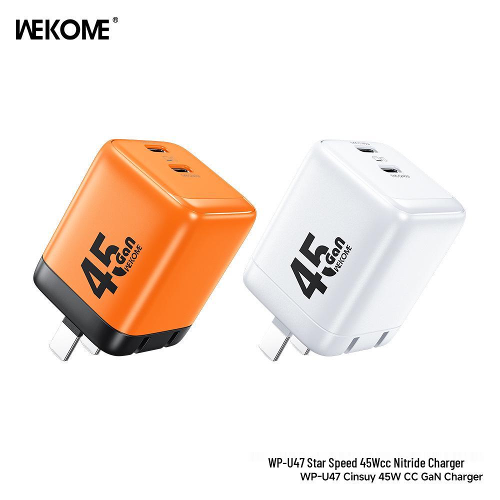 WEKOME Vipin Star Speed 45W Gallium Nitride (GaN) Fast Charger - WP-U47 WP-U47 білий
WEKOME Vipin Star Speed 45W Gallium Nitride (GaN) Fast Charger - WP-U47 WP-U47 білий