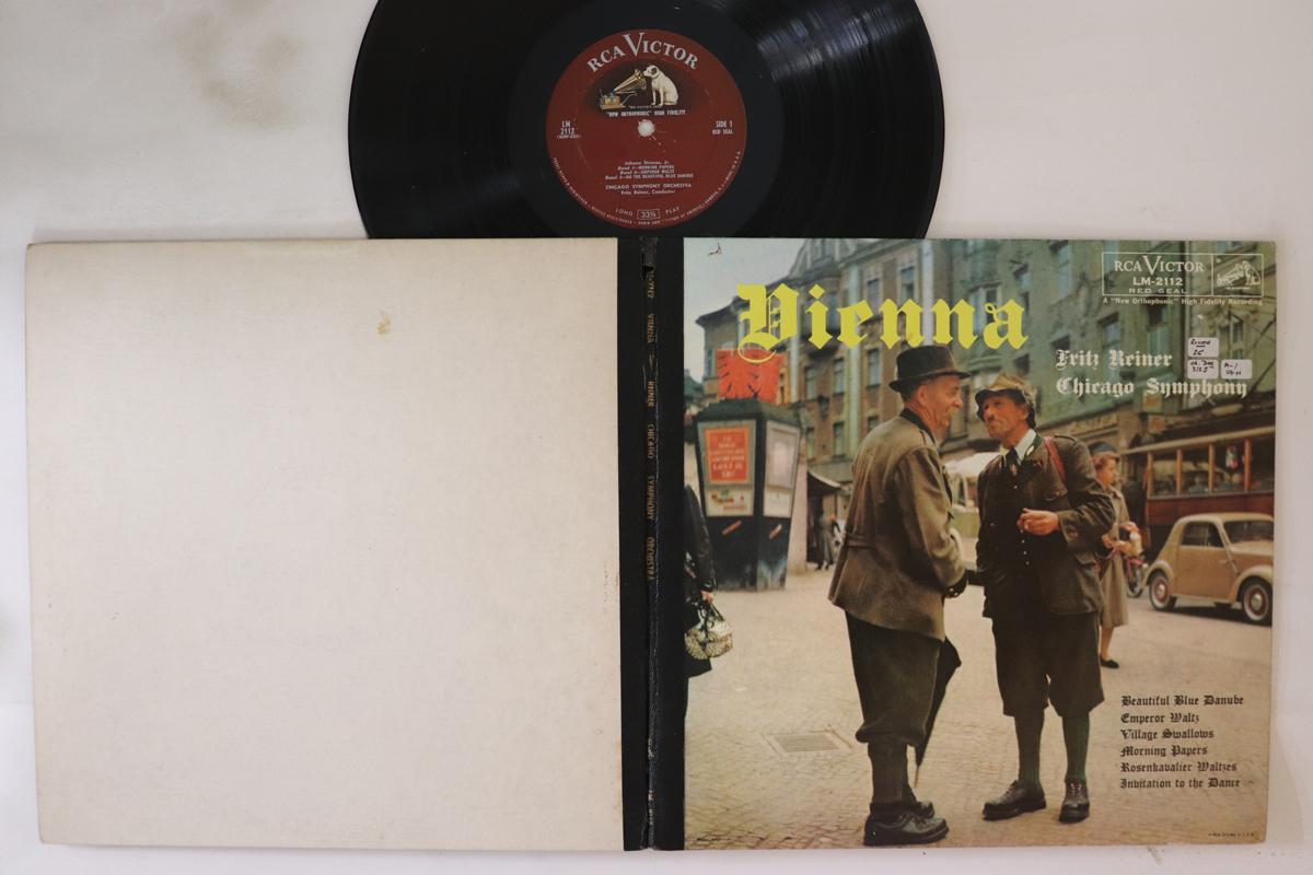 LP Record FRITZ REINER CHICAGO SYMPHONY Vienna LM2112 RCA VICTOR RED 1957 US Classical Used
LP Record FRITZ REINER CHICAGO SYMPHONY Vienna LM2112 RCA VICTOR RED 1957 US Classical Used