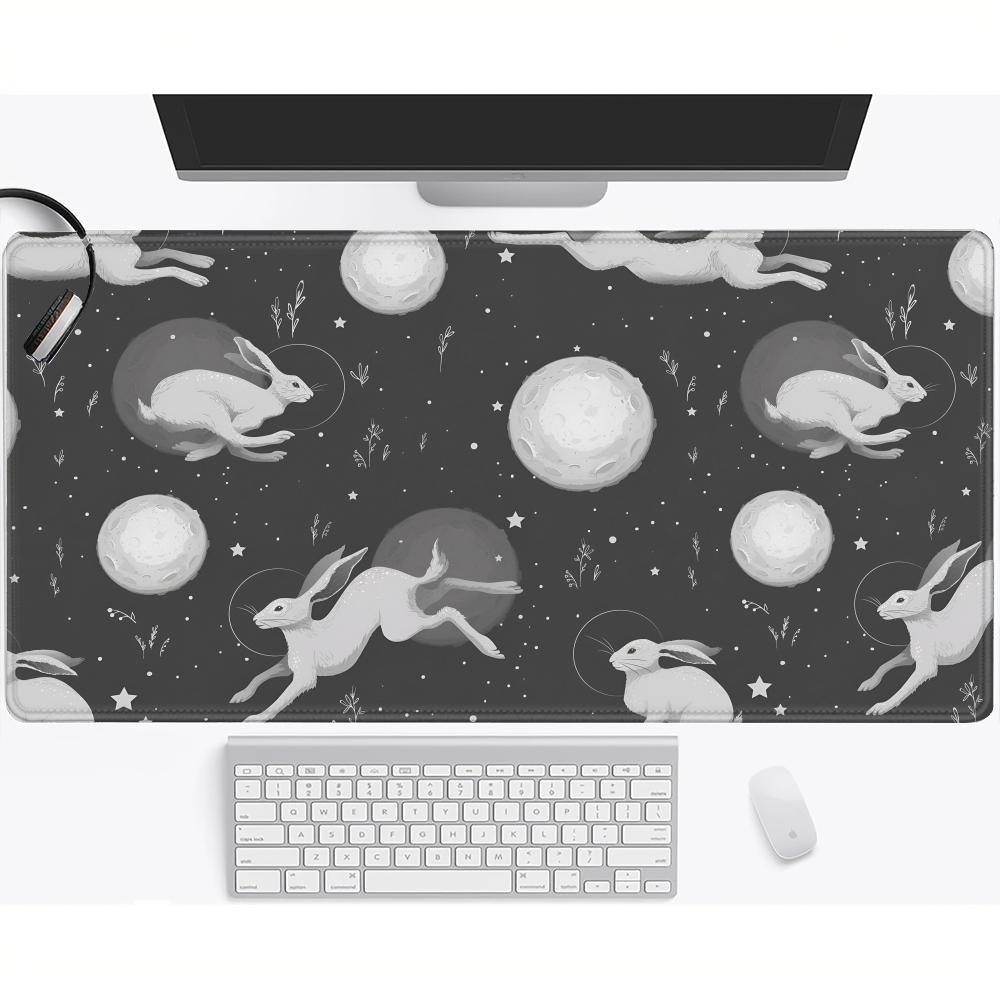 The white rabbit running on the moon Mouse Pad Desk Cute HD Desk Pad Extended Gaming Keyboard Mats Large XXL Gamer 600x300x2mm
The white rabbit running on the moon Mouse Pad Desk Cute HD Desk Pad Extended Gaming Keyboard Mats Large XXL Gamer 600x300x2mm