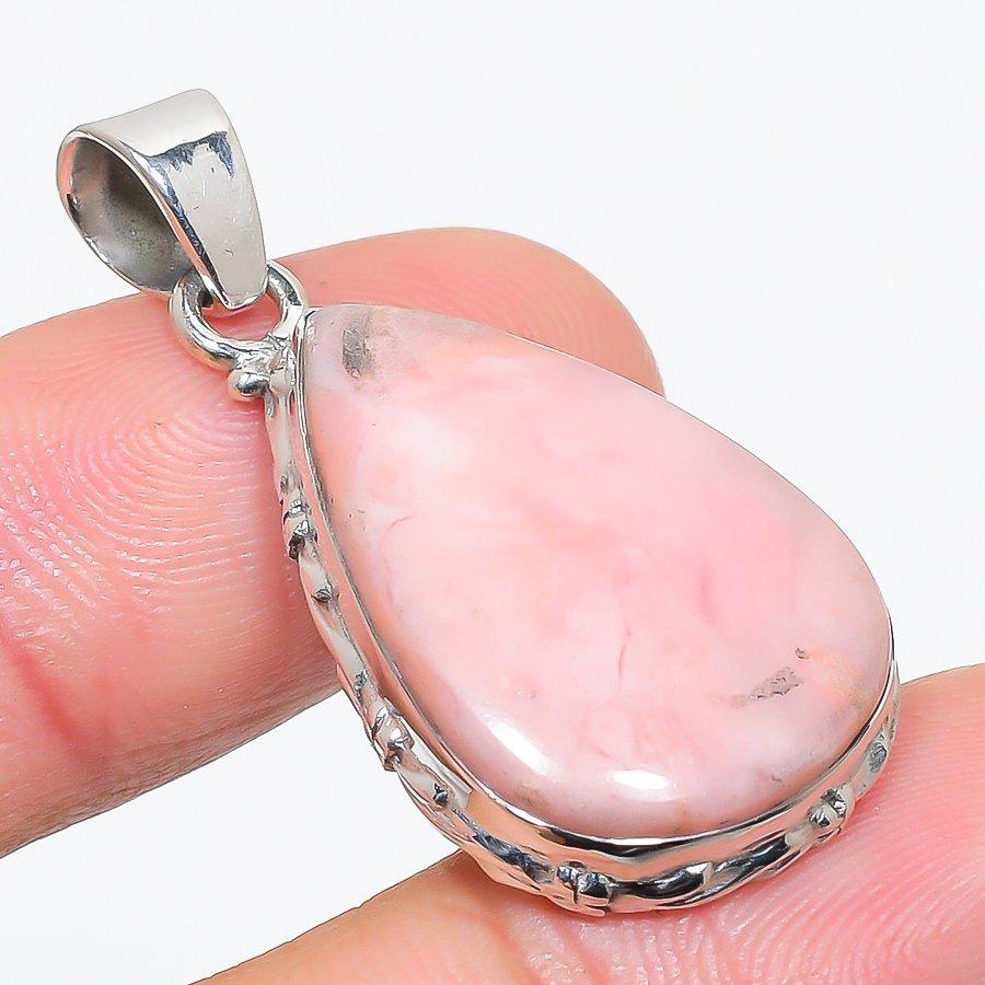 Natural Pink Opal Gemstone Handmade 925 Solid Sterling Silver Pendant 1.50 v7P13
Natural Pink Opal Gemstone Handmade 925 Solid Sterling Silver Pendant 1.50 v7P13