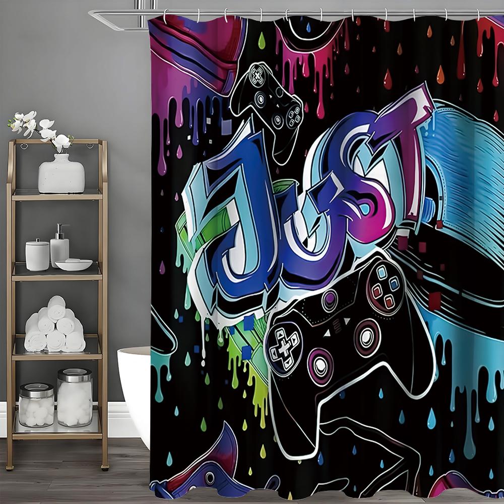 Занавеска для душа Gamer Boy, Декоративная занавеска для душа для ванной комнаты, Водонепроницаемая занавеска для душа с крючками 90*180cm
Занавеска для душа Gamer Boy, Декоративная занавеска для душа для ванной комнаты, Водонепроницаемая занавеска для душа с крючками 90*180cm