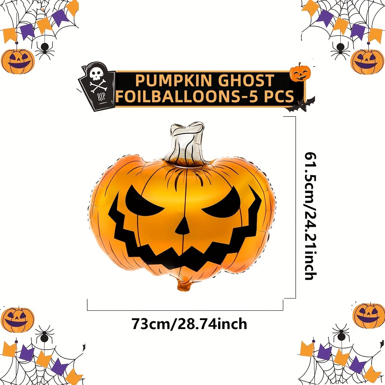 5PCS Halloween Decoration Balloons Terror Foam Pumpkin Balloon Haunted House Room Halloween Party Spooky Decor Supplies Other
5PCS Halloween Decoration Balloons Terror Foam Pumpkin Balloon Haunted House Room Halloween Party Spooky Decor Supplies Other