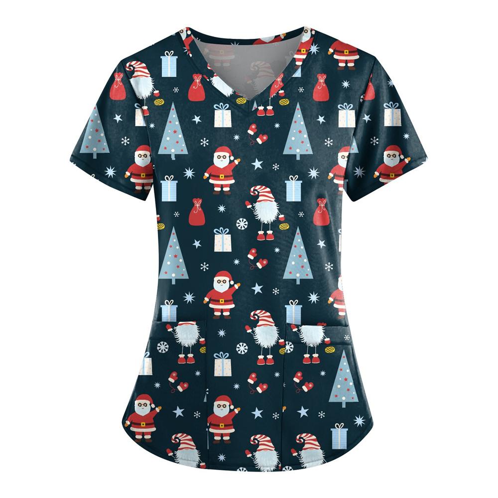 Women Short Sleeve Uniform for Women s Medical Uniforms Fashions Christmas Prints 5XL
Women Short Sleeve Uniform for Women s Medical Uniforms Fashions Christmas Prints 5XL