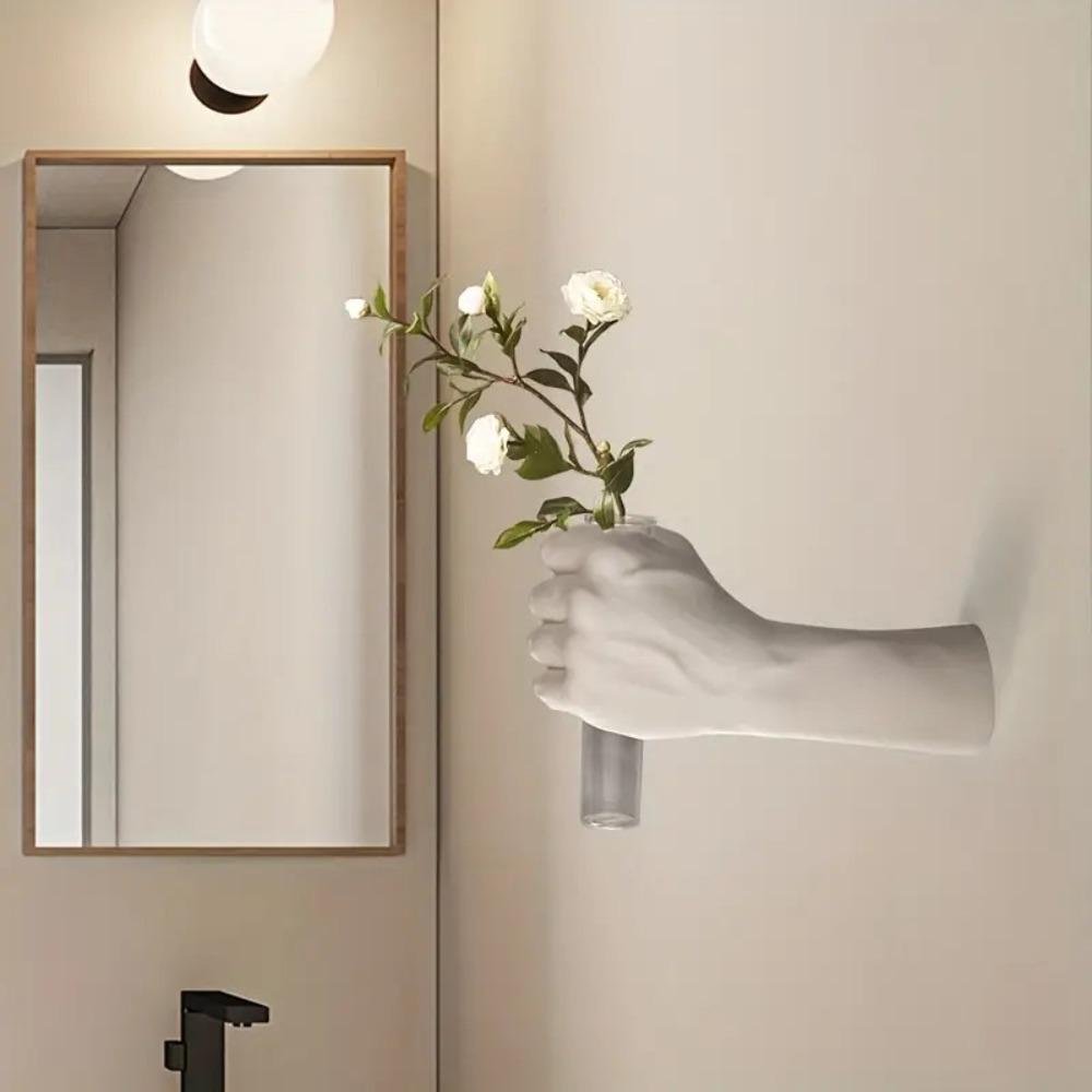 Resin Wall Mounted Vase Decorative Flowers Decorative Vases Modern Geometric Wall Vase Home чорний
Resin Wall Mounted Vase Decorative Flowers Decorative Vases Modern Geometric Wall Vase Home чорний