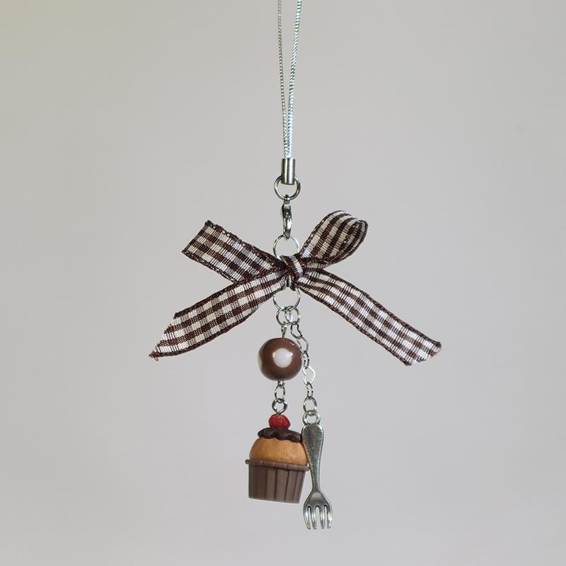Brown Cake Bow Pendant Keyring Sweet Keychain Backpack Decoration Bowknot Keyholder Women Girl Ornament Phone Hanging Chain
Brown Cake Bow Pendant Keyring Sweet Keychain Backpack Decoration Bowknot Keyholder Women Girl Ornament Phone Hanging Chain