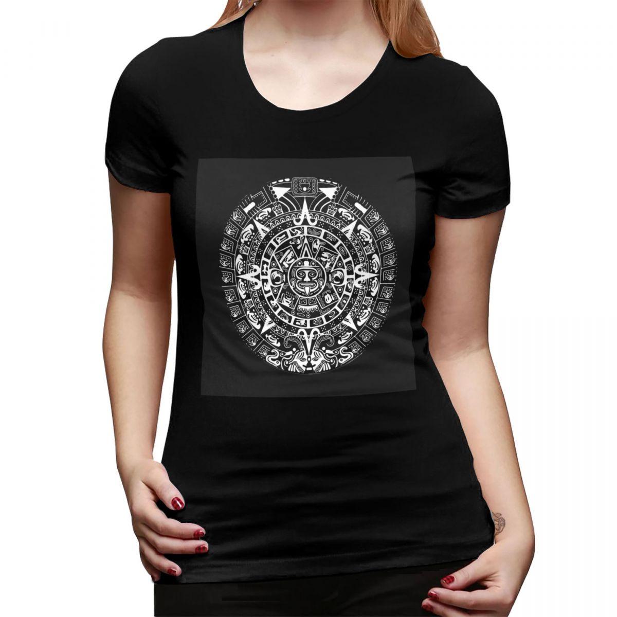 Aztec Sun Stone Calendar TShirt for Women Round Neck Streetwear T Shirts Womens Tees Short Summer Clothes Tops 4XL
Aztec Sun Stone Calendar TShirt for Women Round Neck Streetwear T Shirts Womens Tees Short Summer Clothes Tops 4XL