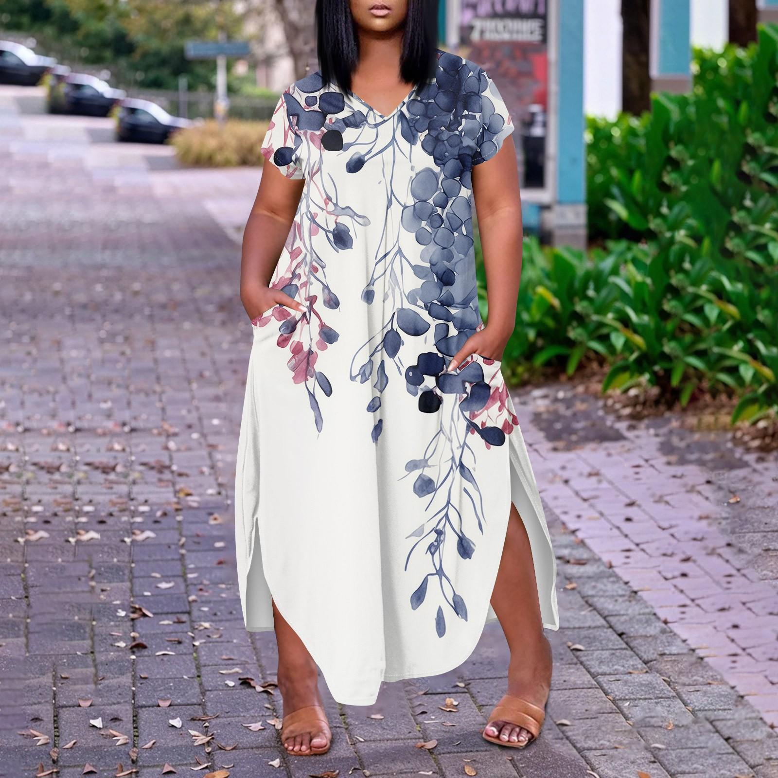 Женское повседневное платье с коротким рукавом и круглым вырезом больших размеров Temperament XL белый
Женское повседневное платье с коротким рукавом и круглым вырезом больших размеров Temperament XL белый