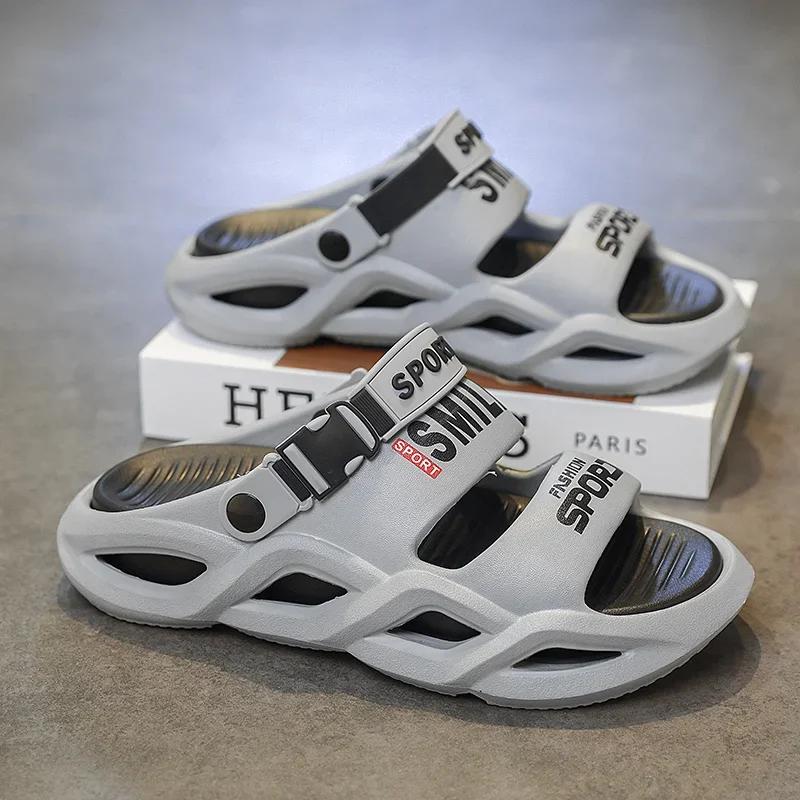 Men s Outdoor Sandals Slippers 2026 New Beach Comfortable Thick Soft Clogs Men Casual shoes Garden shoes Men Women Beach Sandals 44-45 сірий
Men s Outdoor Sandals Slippers 2026 New Beach Comfortable Thick Soft Clogs Men Casual shoes Garden shoes Men Women Beach Sandals 44-45 сірий