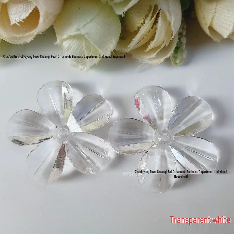 DIY 30MM Plum Blossom Acrylic Beads for Jewelry, Crafting, and Lighting Accessories
DIY 30MM Plum Blossom Acrylic Beads for Jewelry, Crafting, and Lighting Accessories