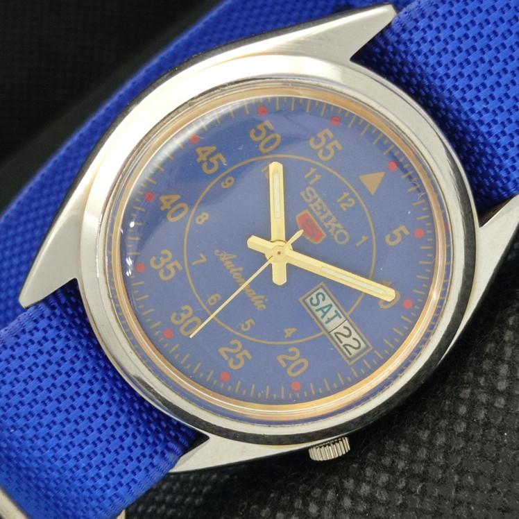 USED VINTAGE SEIKO 5 AUTOMATIC 7009A JAPAN MENS D/D BLUE WATCH 608h-a316661-9 SKU608h-a316661
USED VINTAGE SEIKO 5 AUTOMATIC 7009A JAPAN MENS D/D BLUE WATCH 608h-a316661-9 SKU608h-a316661