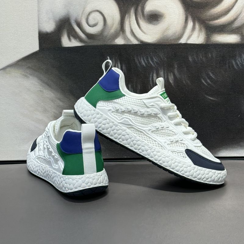 Men s shoes summer new mesh breathable little white shoes soft-soled running sports shoes lace-up shoes low-top comfortable casual shoes 39 
Men s shoes summer new mesh breathable little white shoes soft-soled running sports shoes lace-up shoes low-top comfortable casual shoes 39