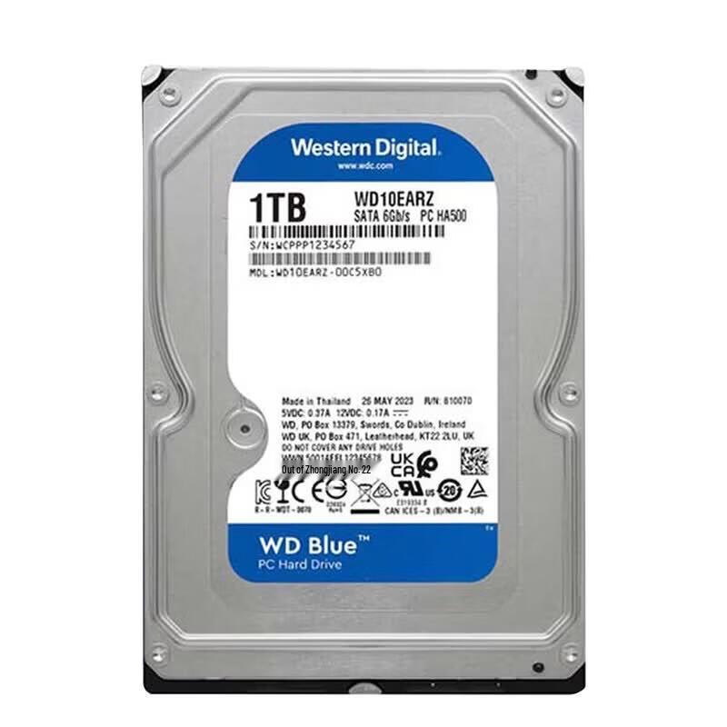 Western Digital Blue 1TB 3.5-inch Desktop HDD
Western Digital Blue 1TB 3.5-inch Desktop HDD
