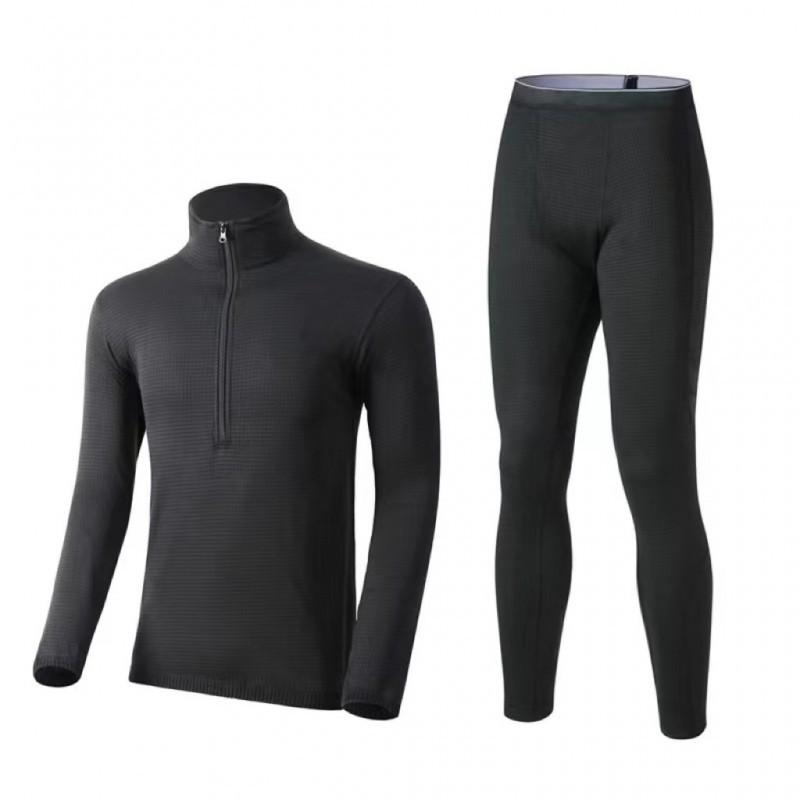 Warm Underwear Set With Wavy Velvet Liner Outdoor Sports Health Second-generation Stand-up Collar Fleece XXXL чёрный
Warm Underwear Set With Wavy Velvet Liner Outdoor Sports Health Second-generation Stand-up Collar Fleece XXXL чёрный