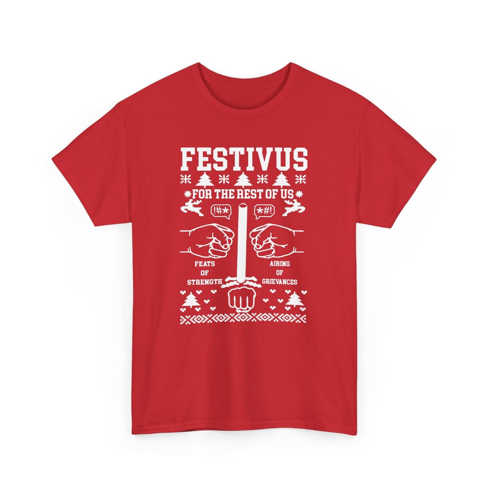 Ugly Christmas T-Shirt Mens Womens Tees Top Unisex Tshirt Tops Tee Festivus, Holiday Gift Funny Festivus Shirt S
Ugly Christmas T-Shirt Mens Womens Tees Top Unisex Tshirt Tops Tee Festivus, Holiday Gift Funny Festivus Shirt S