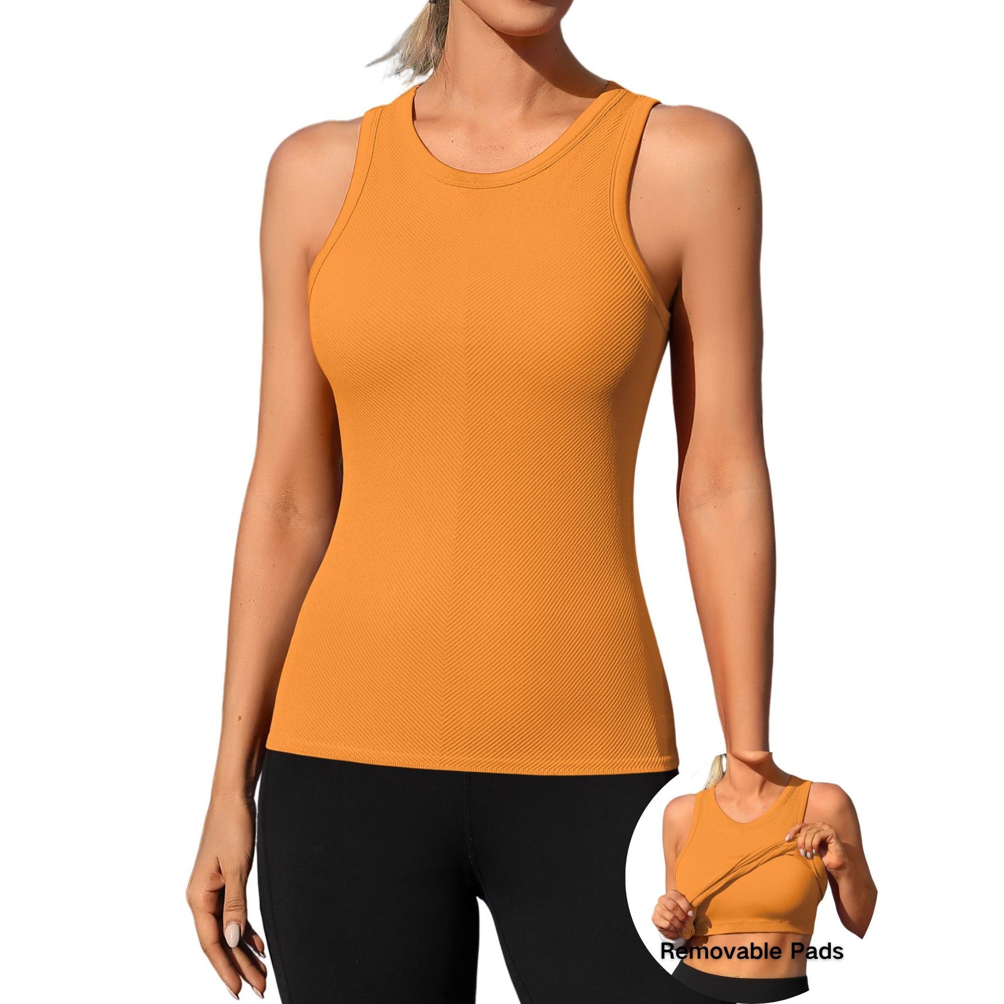 Charmleaks Спортивні майки для жінок Безшовні Повної довжини Топи для тренажерного залу Атлетичний топ для йоги з вбудованим бюстгальтером M жовтий
Charmleaks Спортивні майки для жінок Безшовні Повної довжини Топи для тренажерного залу Атлетичний топ для йоги з вбудованим бюстгальтером M жовтий