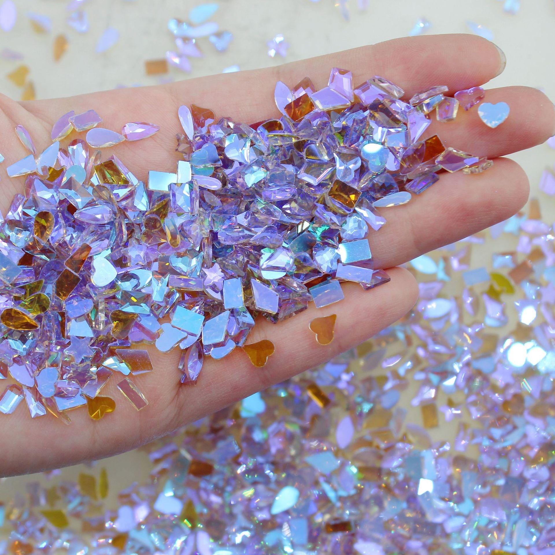 Yiwu Nail Art Diamond Mixed Mini Small Nail Art Flat Bottom Special-Shaped Diamond Mixed K9 Champagne Nail Art Jewelry 100pcs/bag
Yiwu Nail Art Diamond Mixed Mini Small Nail Art Flat Bottom Special-Shaped Diamond Mixed K9 Champagne Nail Art Jewelry 100pcs/bag