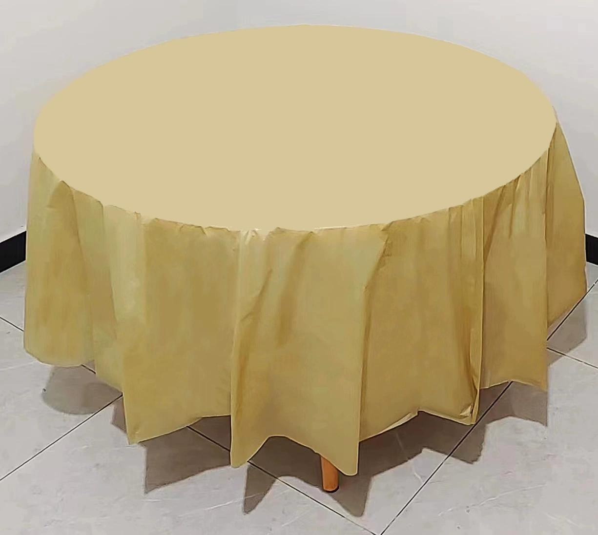 4 Pack Premium Disposable Plastic Tablecloth 84 Round Table Cover for Birthdays Weddings Christmas Anniversary 213x213cm золотой
4 Pack Premium Disposable Plastic Tablecloth 84 Round Table Cover for Birthdays Weddings Christmas Anniversary 213x213cm золотой