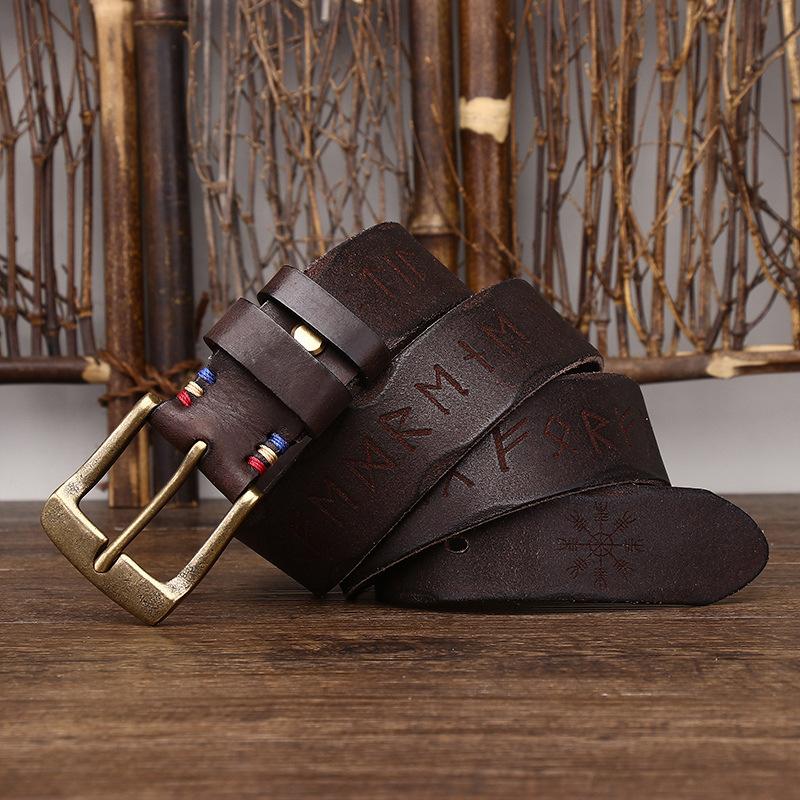 Ремінь Чоловічий реверс для обличчя Ретро Особистість Модний різьблення Натуральна шкіра великої рогатої худоби Чоловічий джинсовий ремінь Чоловічий 100cm
Ремінь Чоловічий реверс для обличчя Ретро Особистість Модний різьблення Натуральна шкіра великої рогатої худоби Чоловічий джинсовий ремінь Чоловічий 100cm
