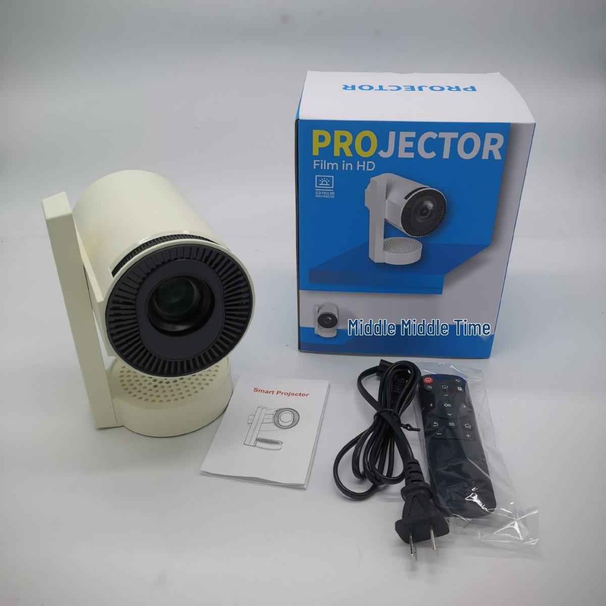 4K Home Theater WiFi Projector with Gimbal, HDMI - 720p Screen Mirroring Overseas Android AUS брудно-білий
4K Home Theater WiFi Projector with Gimbal, HDMI - 720p Screen Mirroring Overseas Android AUS брудно-білий