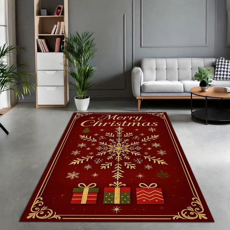 Christmas Carpet Red Rug Snowman Christmas Tree Design Rug Living Room Home Decor Sofa Rug Bedroom Bedside Rug Festival Decor 50X80CM
Christmas Carpet Red Rug Snowman Christmas Tree Design Rug Living Room Home Decor Sofa Rug Bedroom Bedside Rug Festival Decor 50X80CM