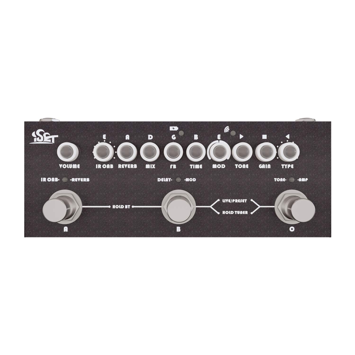 ISET Guitar Effector Analog Guitar Pedal (Multi Effects)
ISET Guitar Effector Analog Guitar Pedal (Multi Effects)