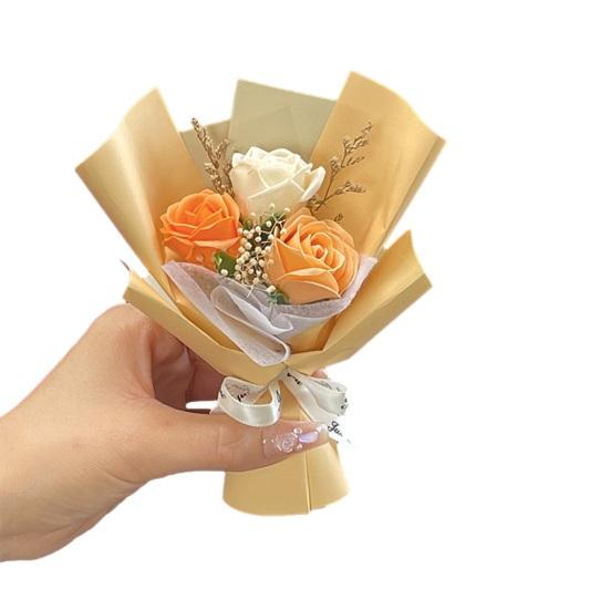 Pocket Rose Artificial Flowers Gift Packaging Mini Bouquet Long-Lasting No Wither Flower for Valentine’s Day Birthday оранжевый
Pocket Rose Artificial Flowers Gift Packaging Mini Bouquet Long-Lasting No Wither Flower for Valentine’s Day Birthday оранжевый