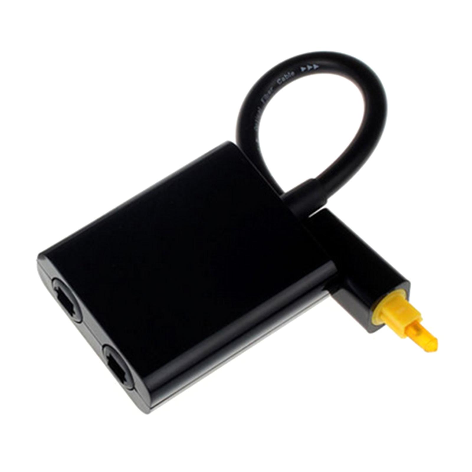 Fiber Optical Auditory Splitter Cable 1 In 2 Out For Seamless Connection Of TV And Sound Systems 1 чорний
Fiber Optical Auditory Splitter Cable 1 In 2 Out For Seamless Connection Of TV And Sound Systems 1 чорний