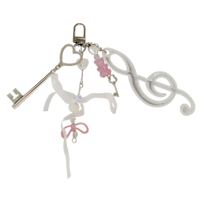 Creative Bowknot Keychain Music Note Pendant Resin Texture Suitable for Music Lovers and Cartoon Enthusiasts Present 1
Creative Bowknot Keychain Music Note Pendant Resin Texture Suitable for Music Lovers and Cartoon Enthusiasts Present 1