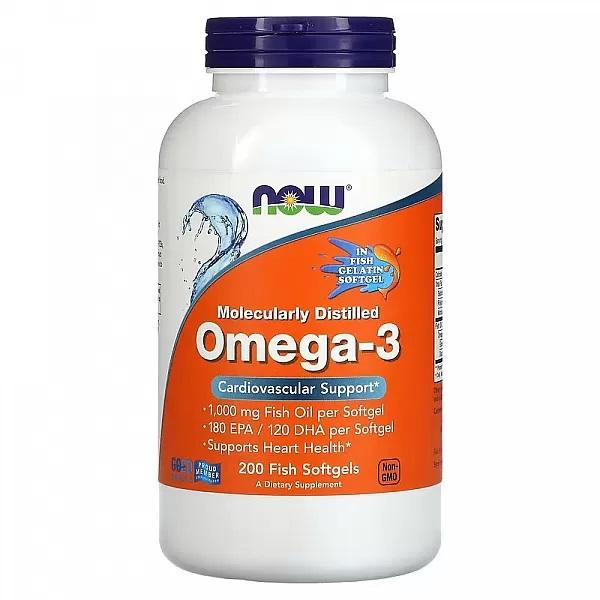 Now Foods OMEGA-3 FO 1000 мг 180/120 РИБНИЙ ЖЕЛАТИН, 200 SGLS
Now Foods OMEGA-3 FO 1000 мг 180/120 РИБНИЙ ЖЕЛАТИН, 200 SGLS