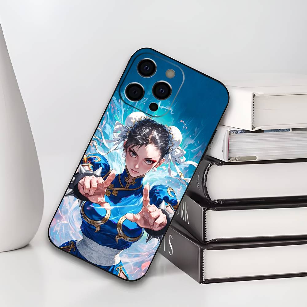 S-Street Fighter ChunLi Chun Li Phone Case For IPhone 17,16,15,14,13,12,11,Plus,Pro,Max,Plus,XS,soft case Black silicone iPhone12
S-Street Fighter ChunLi Chun Li Phone Case For IPhone 17,16,15,14,13,12,11,Plus,Pro,Max,Plus,XS,soft case Black silicone iPhone12